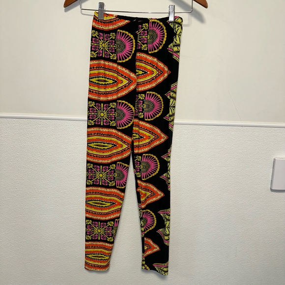 Lot of 3 assorted women’s leggings one size funky always - Picture 5 of 12